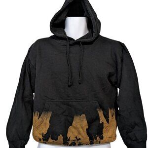 NEW lot of 8 PacSun Mens S - L Black Long Sleeve Pullover Hoodie NWT